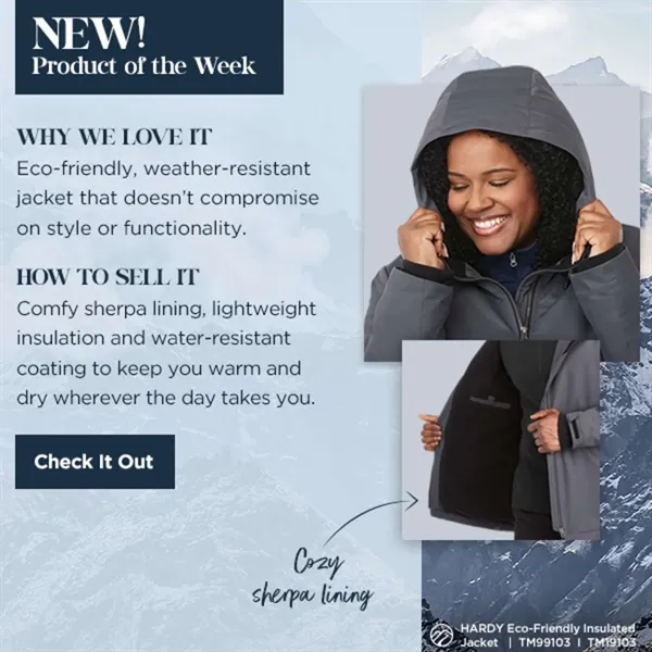 HARDY Eco Insulated Jacket - Men's... from ASI 66887 PCNA / Trimark