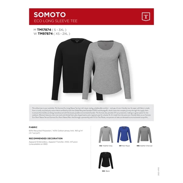 SOMOTO Eco Long Sleeve Tee - Women's... from ASI 66887 PCNA / Trimark