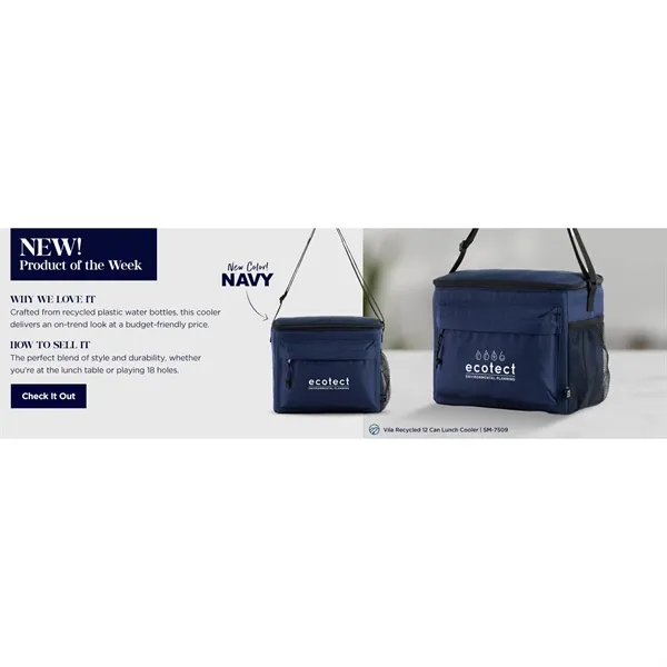 12-can lunch cooler made of recycled materials.... from ASI 66887 PCNA / Bullet