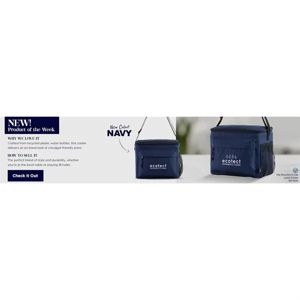 12-can lunch cooler made of recycled materials.... from ASI 66887 PCNA / Bullet