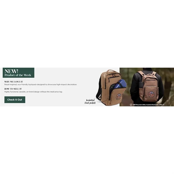 5.5" x 17.5" x 12" backpack with 4 pockets and a... from ASI 66887 PCNA / Leeds