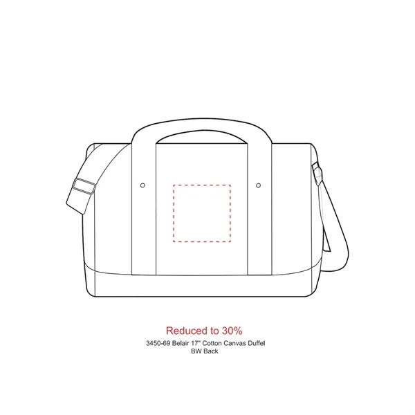 8.5" x 10.5" x 17" duffel bag with strap and handles... from ASI 66887 PCNA / Leeds