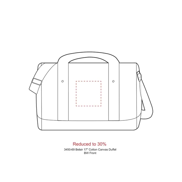 8.5" x 10.5" x 17" duffel bag with strap and handles... from ASI 66887 PCNA / Leeds