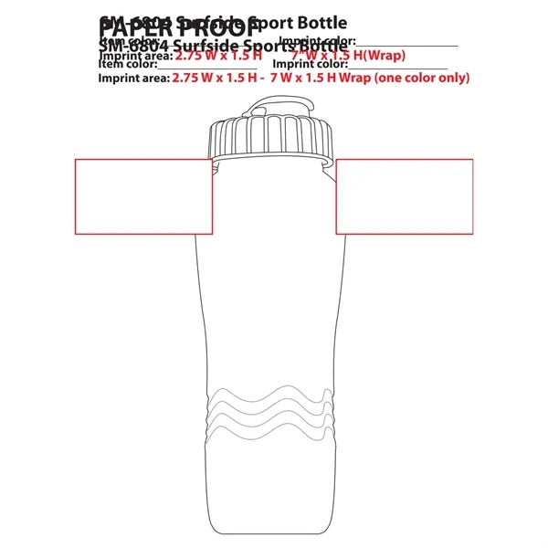 26 oz. sports bottle with twist-on lid and flip-top lid.... from ASI 66887 PCNA / Bullet