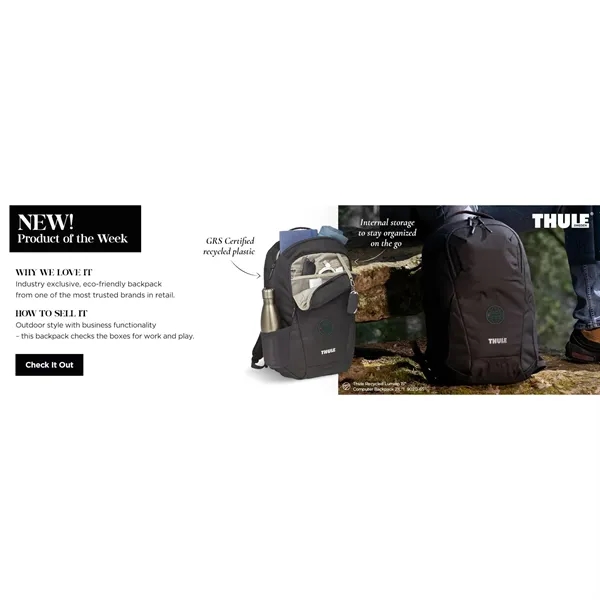 15" computer backpack made from recycled polyester.... from ASI 66887 PCNA / Leeds