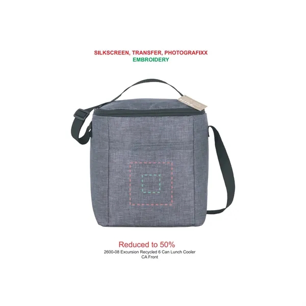 7" x 9.5" x 8.5" recycled 6-can lunch cooler.... from ASI 66887 PCNA / Leeds