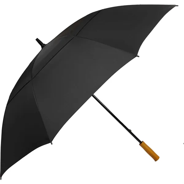 58" golf umbrella made of fiberglass with FSC wood handle and... from ASI 66887 PCNA / Leeds