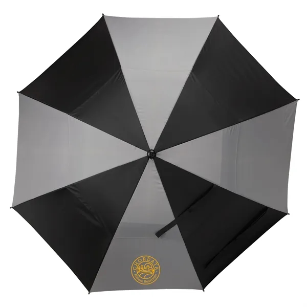 58" golf umbrella made of fiberglass with FSC wood handle and... from ASI 66887 PCNA / Leeds