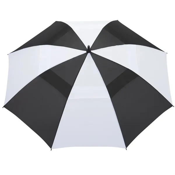 58" golf umbrella made of fiberglass with FSC wood handle and... from ASI 66887 PCNA / Leeds