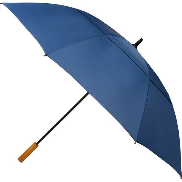 58" golf umbrella made of fiberglass with FSC wood handle and... from ASI 66887 PCNA / Leeds