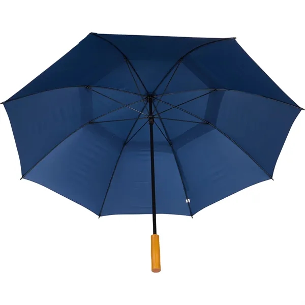 58" golf umbrella made of fiberglass with FSC wood handle and... from ASI 66887 PCNA / Leeds