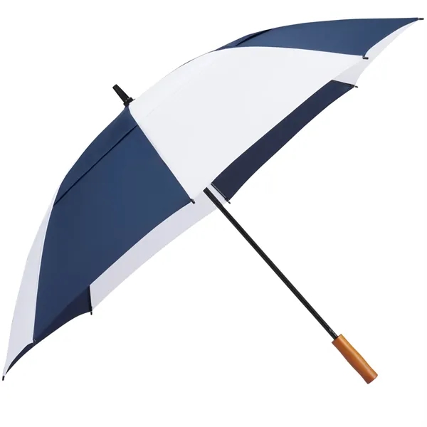 58" golf umbrella made of fiberglass with FSC wood handle and... from ASI 66887 PCNA / Leeds