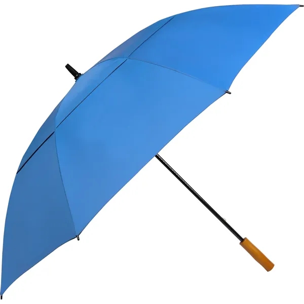 58" golf umbrella made of fiberglass with FSC wood handle and... from ASI 66887 PCNA / Leeds