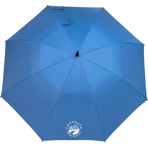 58" golf umbrella made of fiberglass with FSC wood handle and... from ASI 66887 PCNA / Leeds