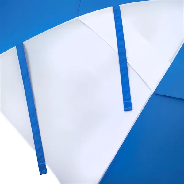 58" golf umbrella made of fiberglass with FSC wood handle and... from ASI 66887 PCNA / Leeds