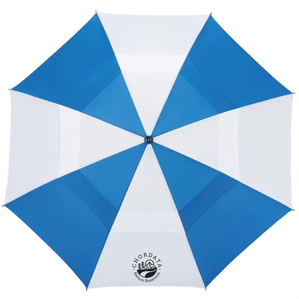 58" golf umbrella made of fiberglass with FSC wood handle and... from ASI 66887 PCNA / Leeds
