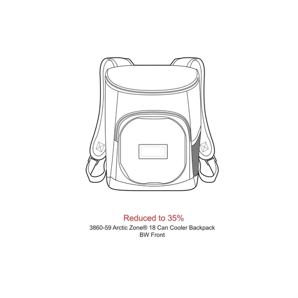 18-can cooler backpack with PEVA lining, exterior zippered pocket, mesh pocket... from ASI 66887 PCNA / Leeds