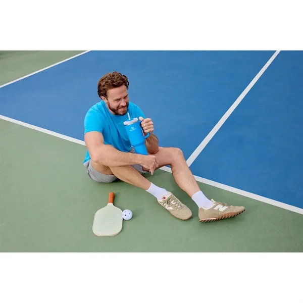 40 oz. vacuum insulated stainless steel tumbler with 3 position lid.... from ASI 66887 PCNA / Leeds