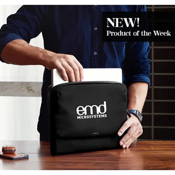 16" laptop caddy with zippered main compartment.... from ASI 66887 PCNA / Leeds