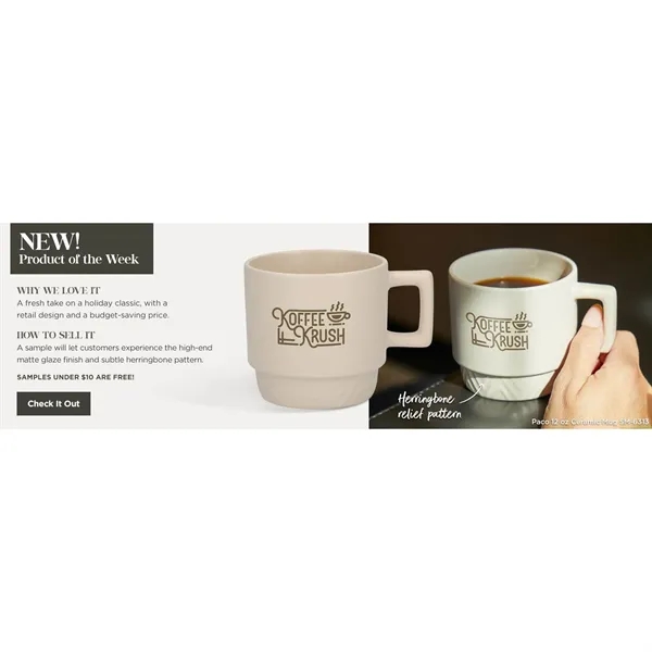 Paco 12oz Ceramic Mug... from ASI 66887 PCNA / Bullet