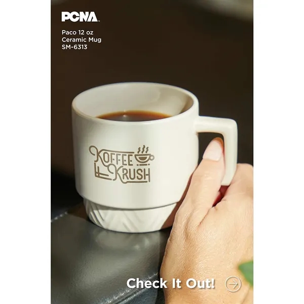 Paco 12oz Ceramic Mug... from ASI 66887 PCNA / Bullet