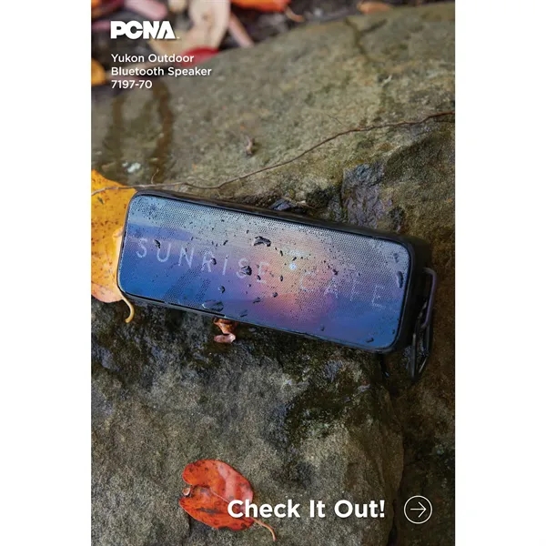 Outdoor Bluetooth speaker with waterproof and portable design.... from ASI 66887 PCNA / Leeds
