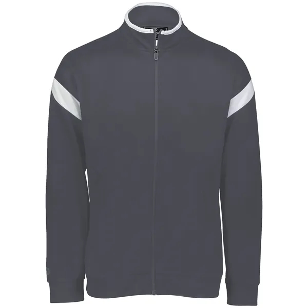 The Youth Limitless Jacket is crafted from 100% polyester wicking double-knit... from ASI 37461 Augusta Sportswear