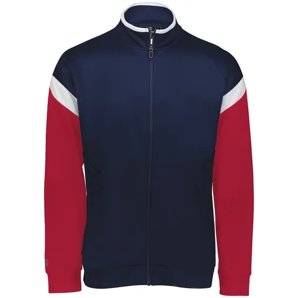 The Youth Limitless Jacket is crafted from 100% polyester wicking double-knit... from ASI 37461 Augusta Sportswear