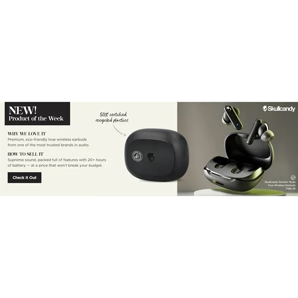 Skullcandy wireless earbuds... from ASI 66887 PCNA / Leeds