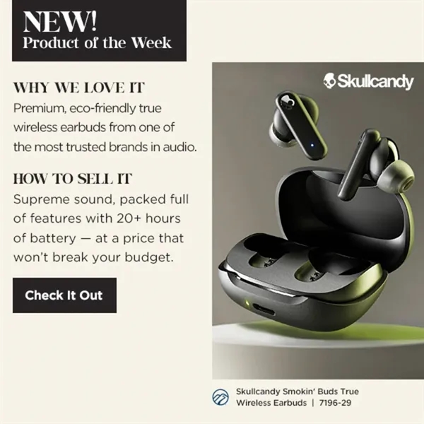 Skullcandy wireless earbuds... from ASI 66887 PCNA / Leeds