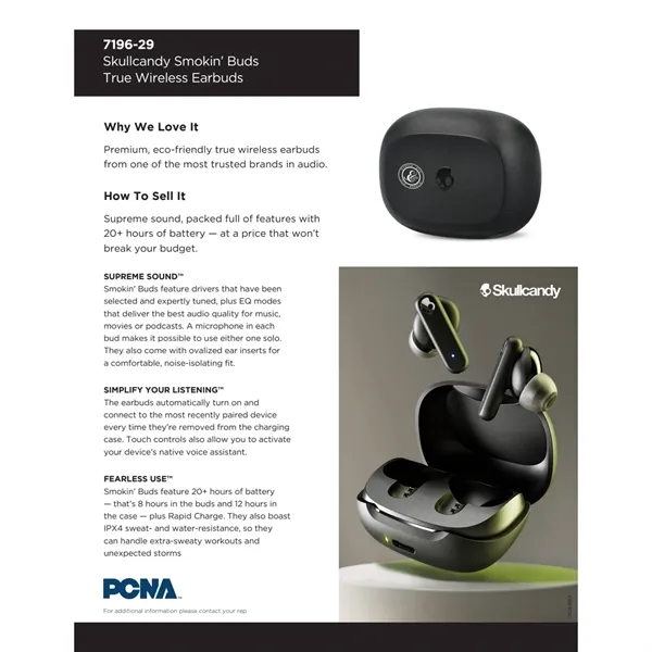 Skullcandy wireless earbuds... from ASI 66887 PCNA / Leeds