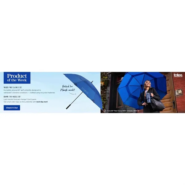 60" golf umbrella... from ASI 66887 PCNA / Leeds