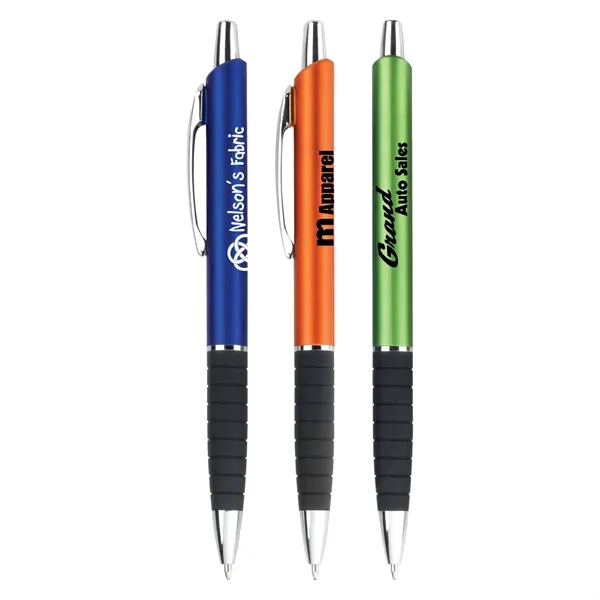 Plastic Metallic color barrel - soft feel black grip - chrome... from ASI 44368 ZZ DROPPED -Cedar Crest Manufacturing / Cedar Crest