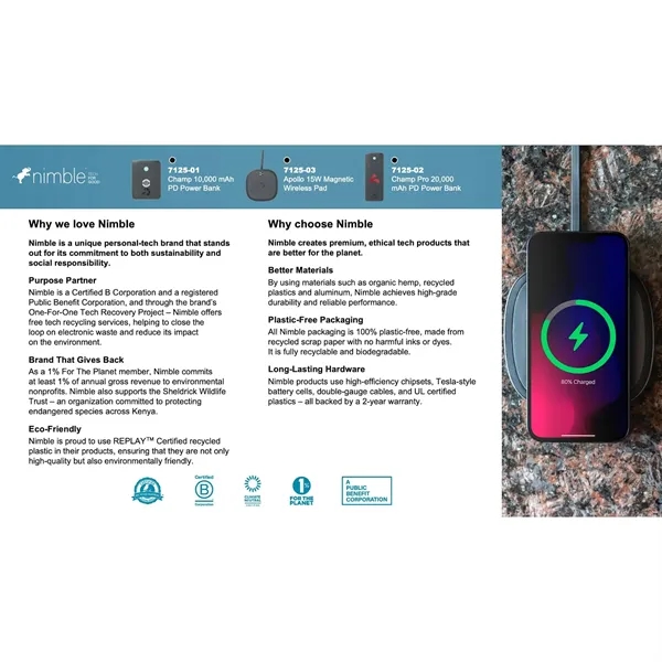 Nimble® 10000 mAh PD 20W Power Bank... from ASI 66887 PCNA / Leeds