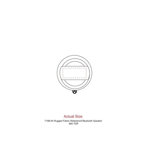 Waterproof Bluetooth speaker with micro USB charging cable and carry string.... from ASI 66887 PCNA / Leeds