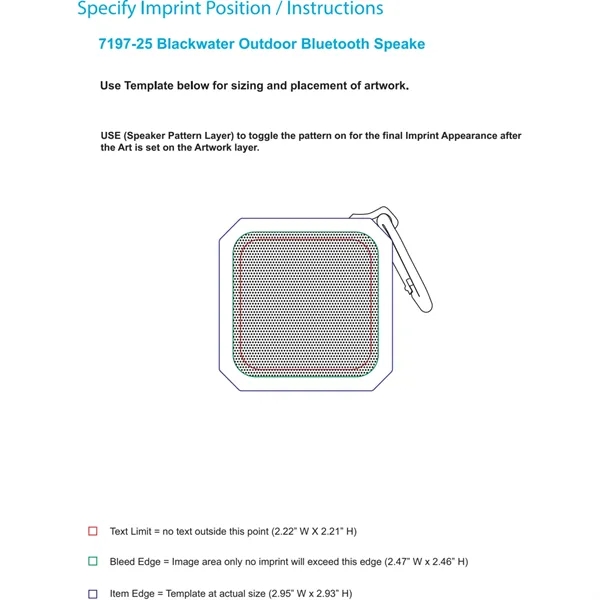 Wireless and waterproof Bluetooth speaker with 33 ft. range.... from ASI 66887 PCNA / Leeds