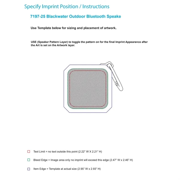 Wireless and waterproof Bluetooth speaker with 33 ft. range.... from ASI 66887 PCNA / Leeds