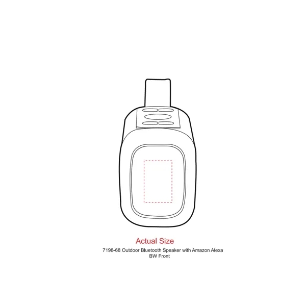 Outdoor wireless Bluetooth speaker with Amazon Alexa.... from ASI 66887 PCNA / Leeds