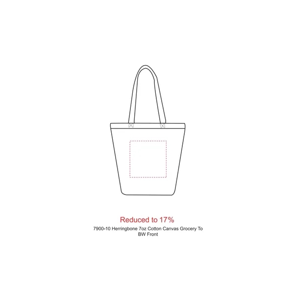 8" x 13" x 16" cotton canvas grocery tote with handles.... from ASI 66887 PCNA / Leeds