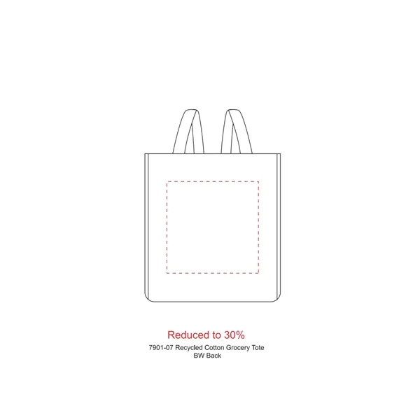 6" x 13" x 11" recycled cotton/polyester grocery tote bag.... from ASI 66887 PCNA / Leeds