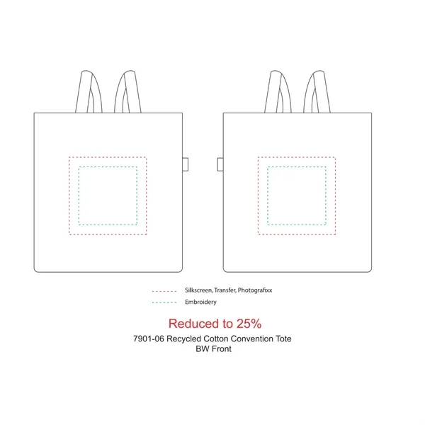 15" x 16.5" convention tote made with recycled cotton.... from ASI 66887 PCNA / Leeds