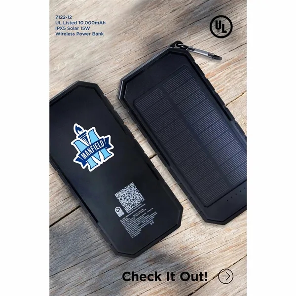 UL Listed 10000 IPX5 Solar 15W Wireless Power Ban... from ASI 66887 PCNA / Leeds