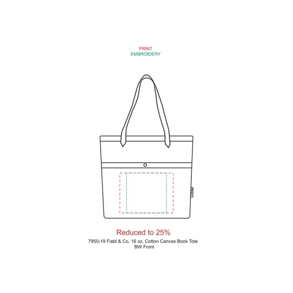6" x 13.75" x 14" canvas tote with handles... from ASI 66887 PCNA / Leeds