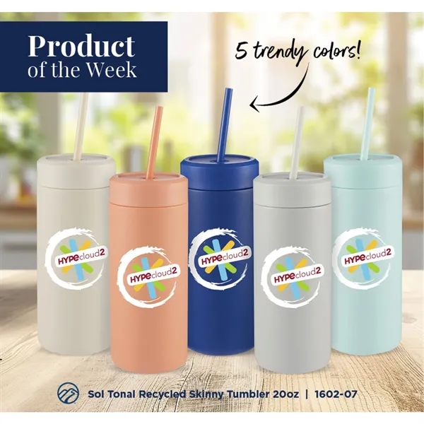 Sol Tonal Straw Tumbler 20oz... from ASI 66887 PCNA / Leeds