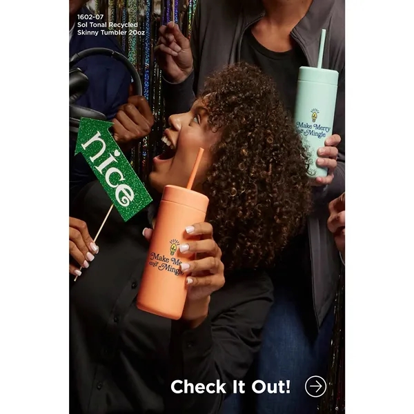 Sol Tonal Straw Tumbler 20oz... from ASI 66887 PCNA / Leeds