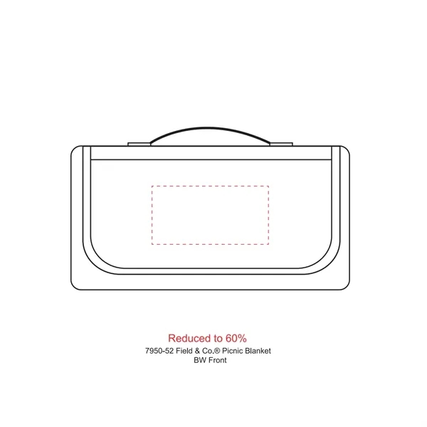 48" x 54" picnic blanket with polar fleece top layer, foam... from ASI 66887 PCNA / Leeds