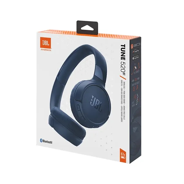 The JBL Tune 520BT headphones stream powerful JBL Pure Bass sound... from ASI 61005 Hirsch Gift Inc