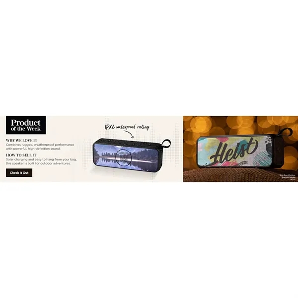 Solar Sound Outdoor Bluetooth Speaker... from ASI 66887 PCNA / Leeds