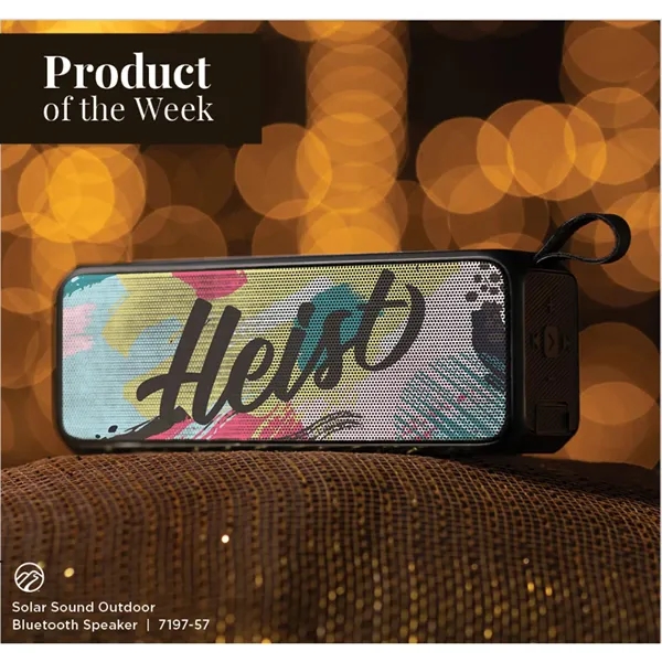 Solar Sound Outdoor Bluetooth Speaker... from ASI 66887 PCNA / Leeds