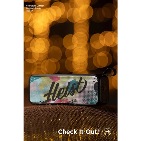 Solar Sound Outdoor Bluetooth Speaker... from ASI 66887 PCNA / Leeds
